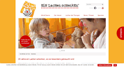 Desktop Screenshot of klinikclowns.de